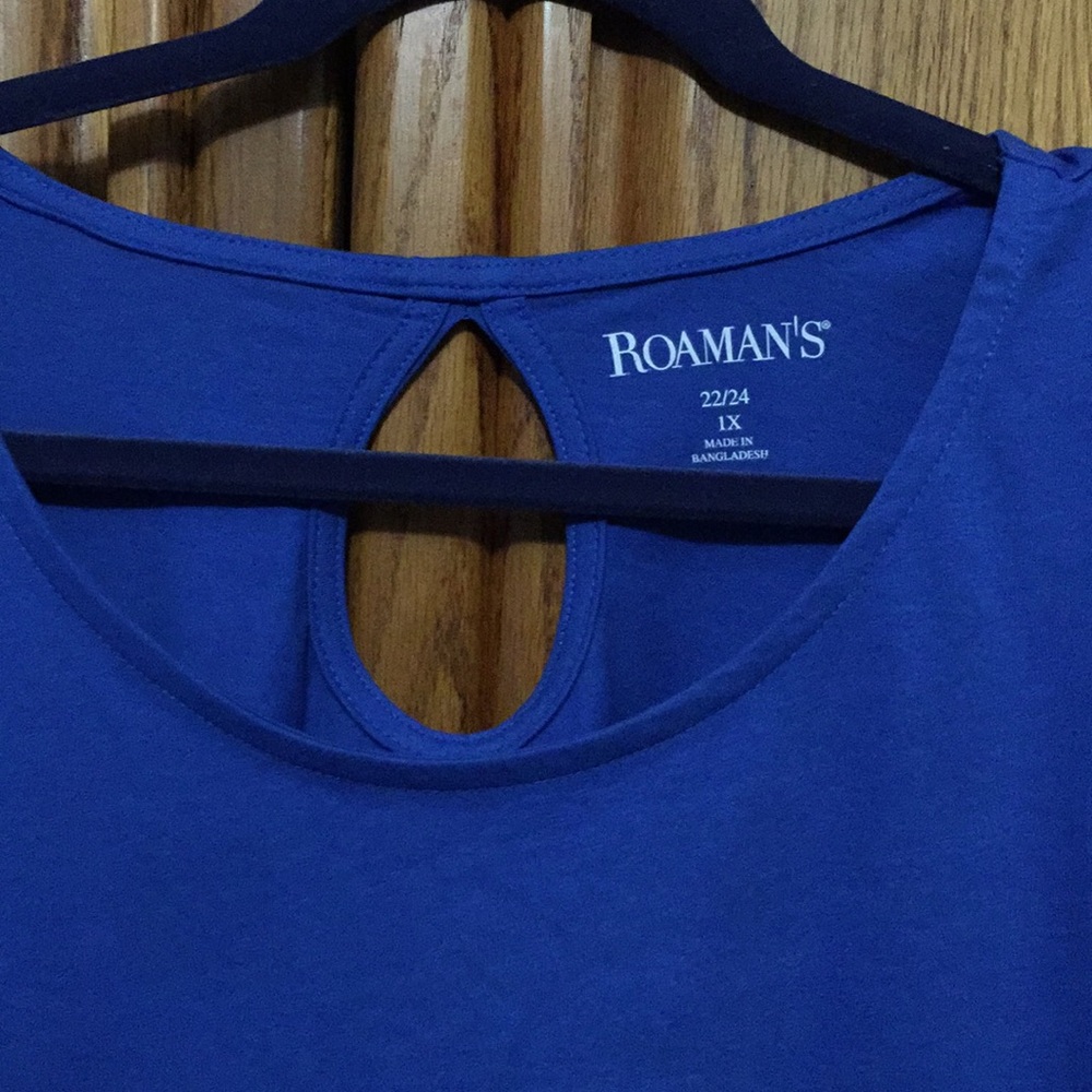Roamans plus size 1x 22/24w top new - Picture 2 of 10